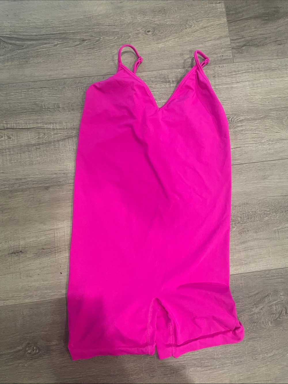 SKIMS Hot Pink Slip Romper